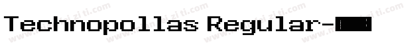 Technopollas Regular字体转换